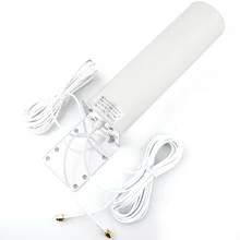 WiFi антенна 4G LTE антенна SMA CRC9 12dBi Omni антенна 3g TS9 папа 5 м двойной кабель 2,4 ГГц для huawei B315 E8372 E3372 zte роутеры