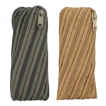 

Outdoor Military Tactic Accessory Bag Multifunctional Utility EDC Gear Nylon Zipper Pouch Emergency Survival Cord Rope Pouch