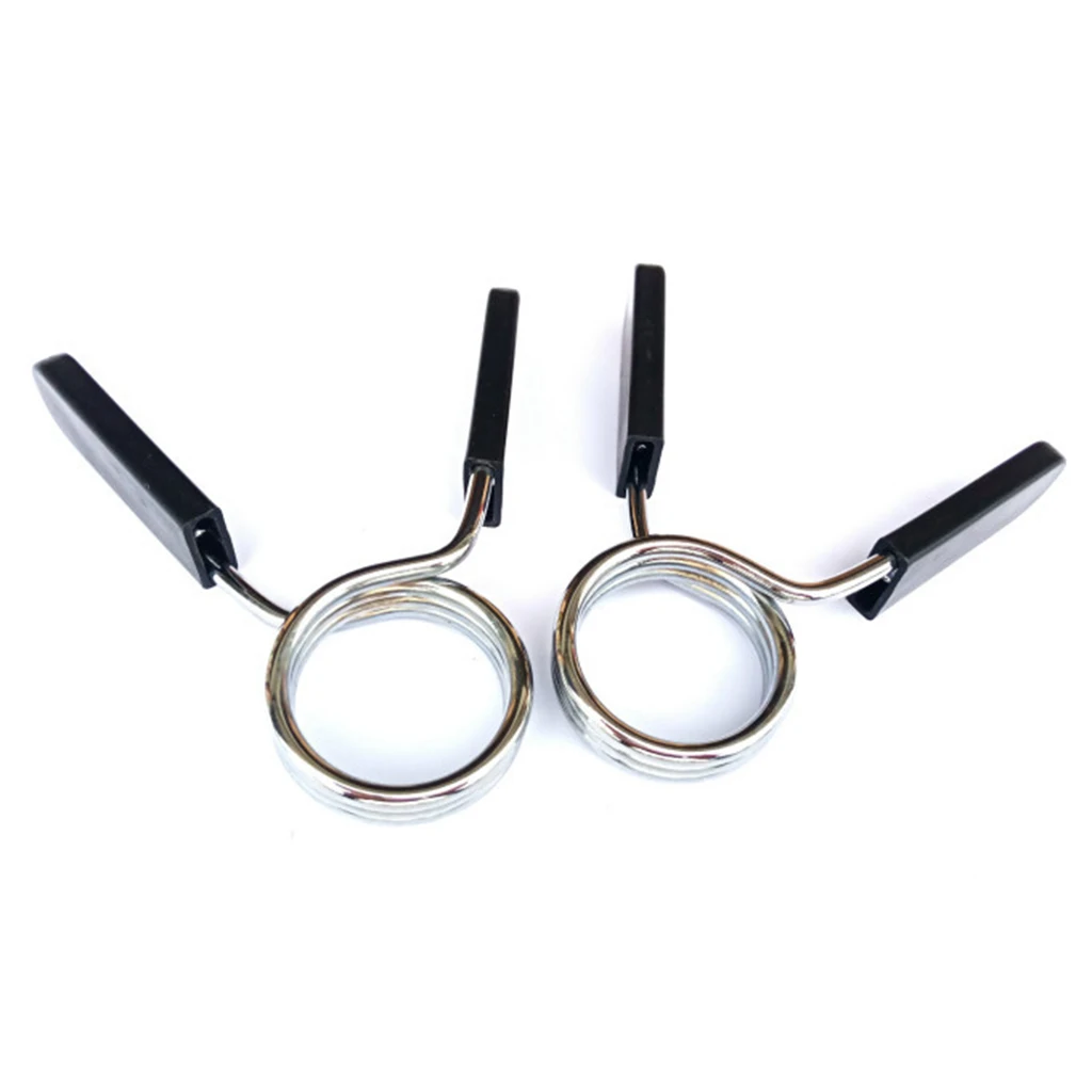 1pc 24/25/28/30mm Dumbbell Lock Weight Lifting Bar Spring Clamp Gym Fitness Premium Durable Steel Barbell Collar Clips Adjuster 