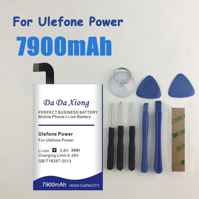 Аккумулятор Ulefone для телефона 7900 мАч Power DOOGEE T6 Pro Homtom HT6 Oukitel K6000 в наличии|battery for|ulefone