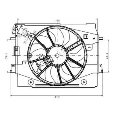 Impeller with el. Motor RENAULT LOGAN II (12) A/C/LADA VESTA (15) LUZAR LFK 0979 | Автомобили и мотоциклы