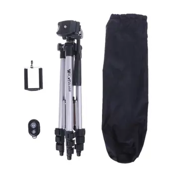 

Drop Ship Aluminium Camera Stand Tripod Holder+Remote Bluetooth Control For Iphone 6S 6 5S