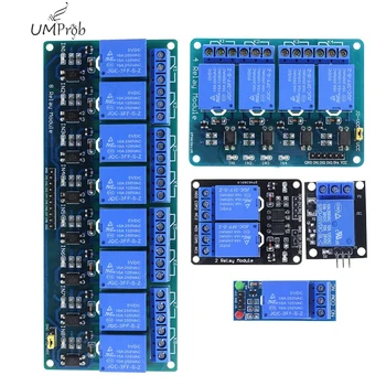 

5V 12V 1 2 4 6 8 Channel Relay Module With Optocoupler Relay Output 1 2 4 6 8 Way Relay Module for arduino In Stock