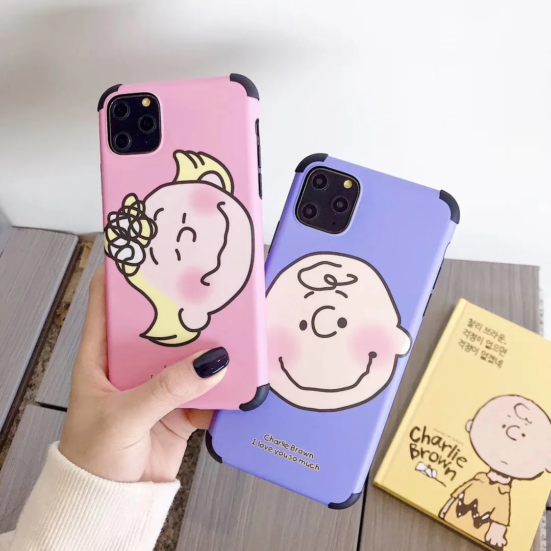 Cute Cartoon Sally Charlie Brown Hard Phone Case For iPhone 7 8 6 S Plus 11 Pro X XS Max XR shockproof protect Cover | Мобильные