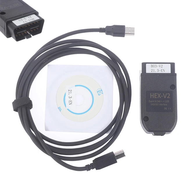 Câble de diagnostic Interface Vcds HEX V2 VAGCOM 20.4.2 VAG COM