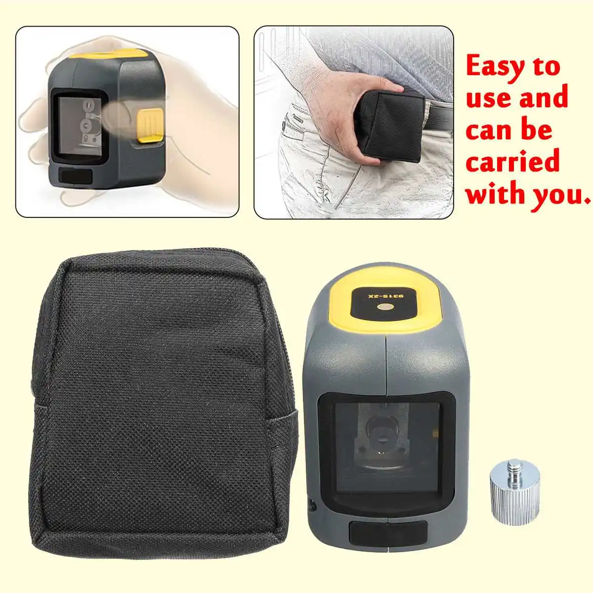 ZEAST Mini 2 Lines Laser Level Strong Red Light Automatic Balance Surveying and Mapping Instrument High Brightness Laser