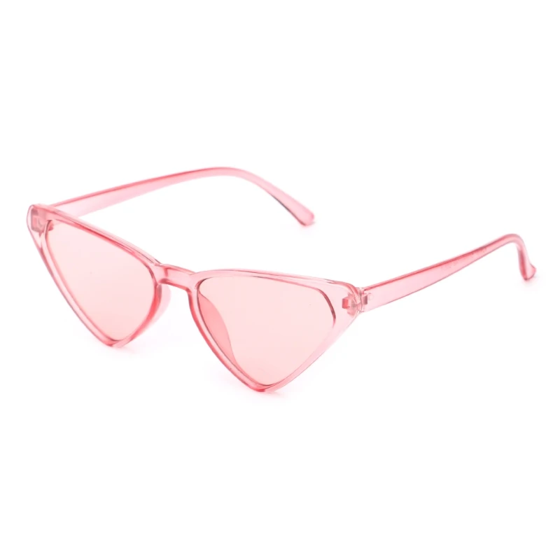 Новые солнцезащитные очки кошачий глаз HD шикарные треугольные Модные женские брендовые дизайнерские UV400 - Цвет: -5-