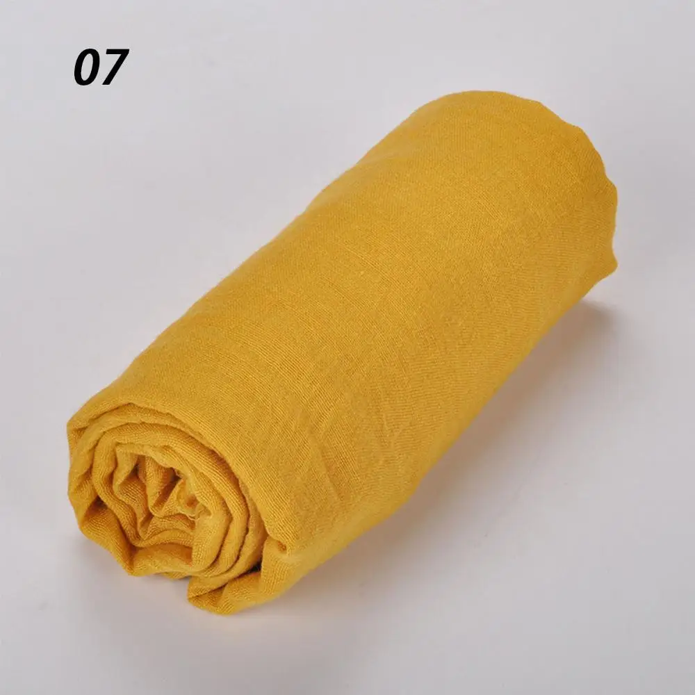 07 Turmeric Sparsil женские летние мягкие TR хлопковые шарфы Ретро кисточки сплошной цвет 180x90 шали женские тонкие палантины хиджаб пляжный праздничный шарф - Цвет: 07 Turmeric