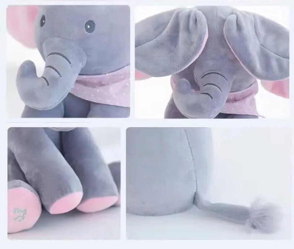 Wholesale Elephant Plush Toy Sing And Play Elephant Plush Stuffed Toys Interactive Funny Baby Doll Cute 1 Wholesale Elephant Plush Toy Sing And Play Elephant Plush Stuffed Toys Interactive Funny Baby Doll Cute 2