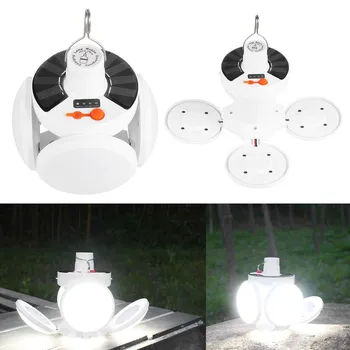 

45 LED Solar Lamp Bulb Waterproof Foldable Outdoor Camping Hanging Light Emergency Light Portable Solar Light Garden Decoration