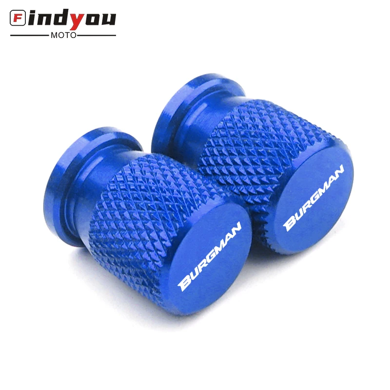 For BURGMAN 650 400 125 200 250 AN650 AN400 AN125 AN200 CNC Accessorie Wheel Tire Valve Air port Stem Caps Airtight Covers | Автомобили и
