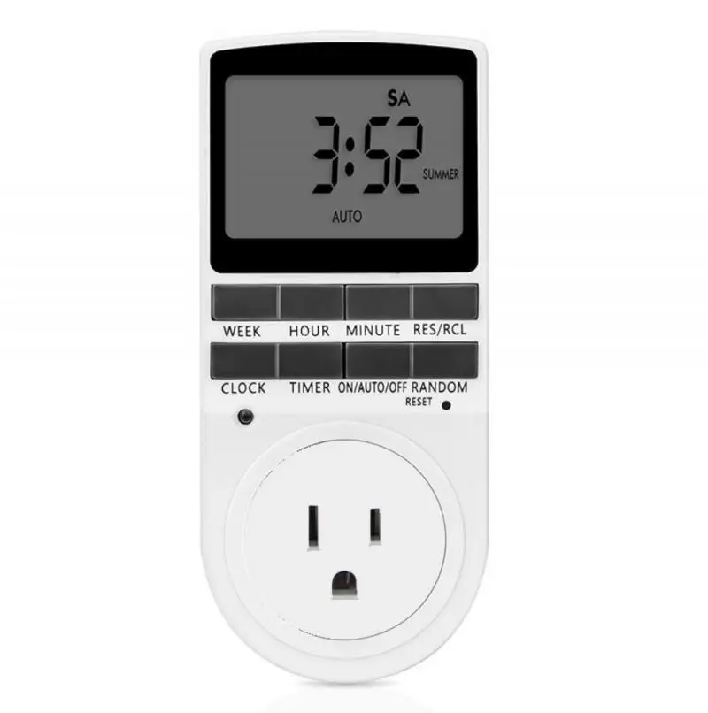 Electronic Digital Timer Switch EU UK US  Kitchen Timer 24 Hour Cyclic Programmable Timing Socket Energy Saving Digital Kitchen