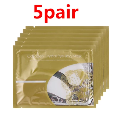 Eye Patches Hyaluronic Acids Microneedle Eye Pads Moisturizing Wrinkles Fine Lines Dark Circles Removal Collagen Eye Mask Patch 5pair B10