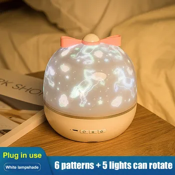 

Starry Sky Night Light Projector 360 Degree Rotation Lamp Romantic for Bedroom Bedside --M25