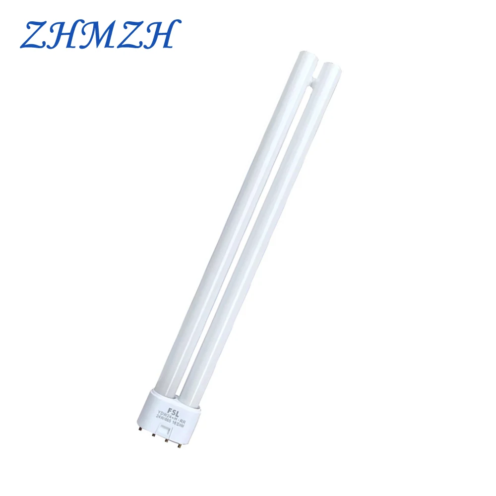 Fluorescent Lamp 4 Pins Twin-Tube Energy-saving Light Base Energy Saving Tube H 2G11 White Yellow AC220V 18W 24W 36W 40W 55W fluorescent light tubes