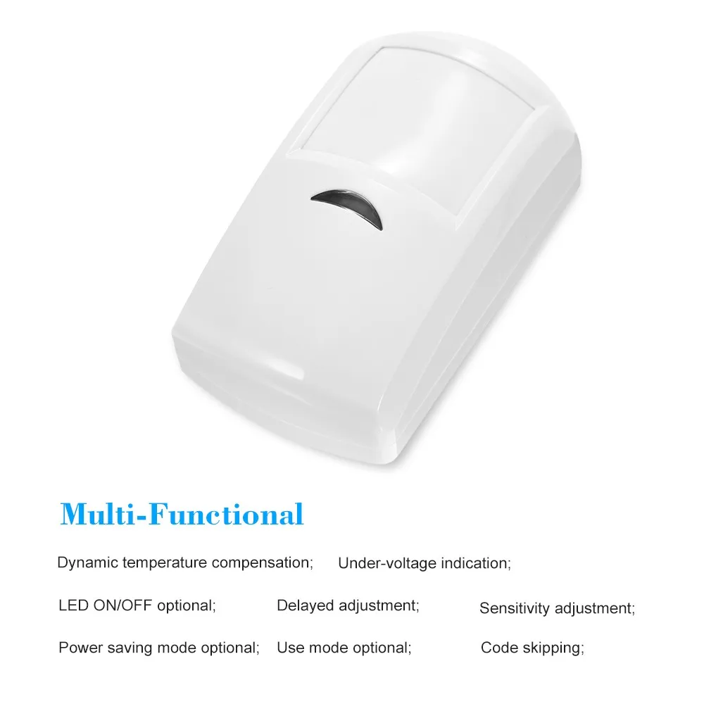 

Wireless Passive Infrared Detector PIR Motion Sensor For 433MHz Wifi/GSM Infrared PIR Motion Sensor Swich