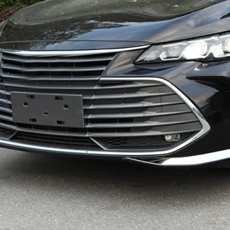 Для Toyota Avalon переоборудование экстерьера из нержавеющей стали Комплект переднего бампера обёрточная угловая Накладка для бампера
