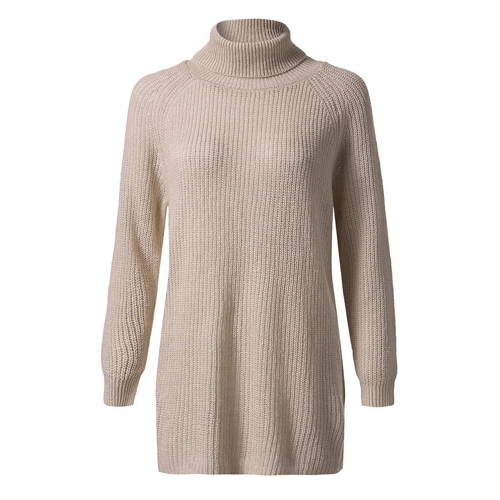 Весенняя водолазка, однотонные свитера, платье для женщин, длинный рукав, тонкие уличные пуловеры, негабаритный свитер, Pull femme 9,24