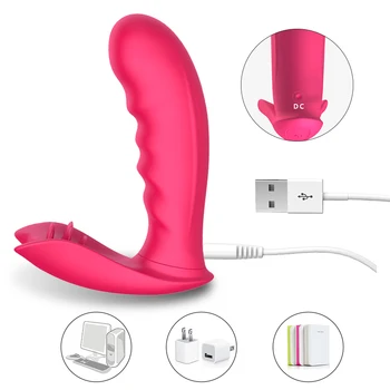 Wearable Dildo Vibrator Adult Sex Toys for Women G Spot Clitoris Stimulator Butterfly Wireless Remote Control Vibrator Panties 5