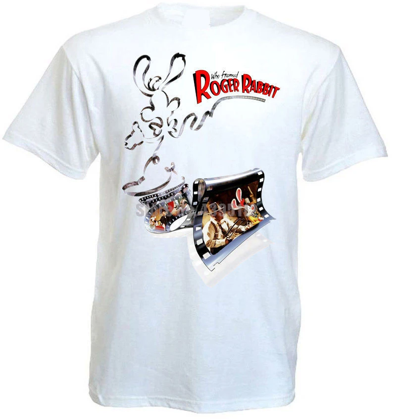 

Who Framed Roger Rabbit 1 Movie Poster T Shirt All Sizes White