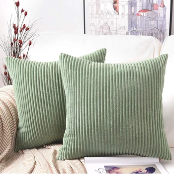 

1pcs Solid Color Multicolor Pillow Case Soft Corduroy Cushion Cover Pillow Case Home Textile 45x45cm