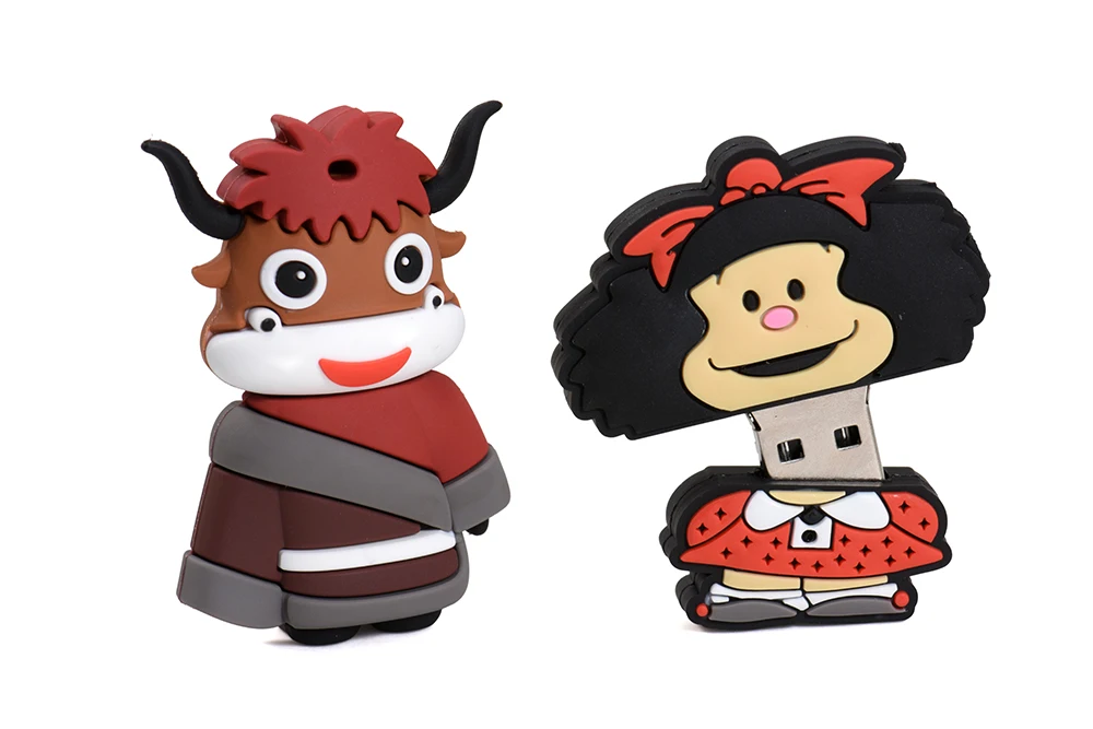JASTER Мини мультфильм корова флеш-диск USB 2,0 Водонепроницаемый капля USB ручка-накопитель карта памяти 4 ГБ 16 ГБ 32 ГБ 64 Гб 128 ГБ рождественские подарки