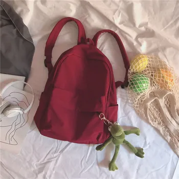 

Schoolbag female vintage sense girl campus Harajuku ulzzang high school students Mori canvas ins Japanese backpack