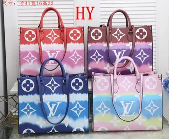 

Luxury Leather Handbags Women Bags Louis Vuitton LV- Designer Brand Women's Shoulder Bags Large Capacity Ladies Hand Bags L3751