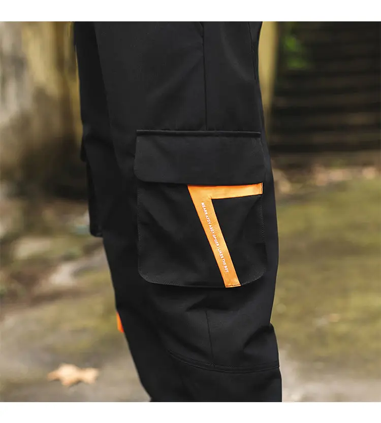 Mens Camouflage Tactical Cargo Pants Men Joggers Boost Military Casual Cotton Pants Hip Hop Ribbon Male army Trousers