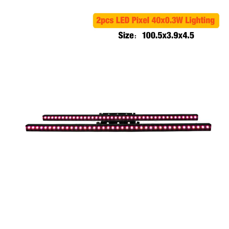 2PCS RGBW LED 1 шт. RGBW Светодиодный точечный светильник 40x0,3 Вт Разъем RJ45 DMX Art-Net программа управления сценическое украшение для бара и вечеринки эффект мыть светильник - Цвет: 2PCS RGBW LED