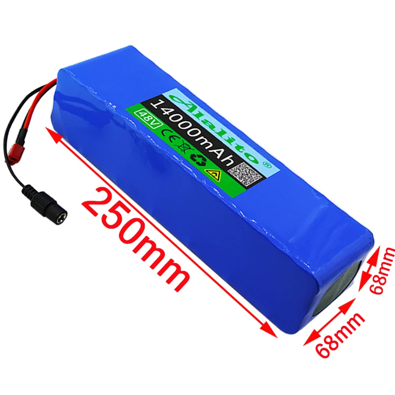 48V 14Ah 1000watt 13S3P Lithium ion Battery Pack For MH1 54.6v E-bike Electric bicycle Scooter with 25A discharge BMS