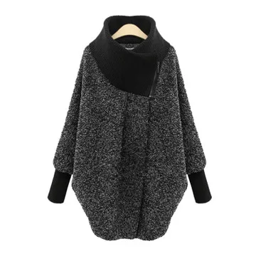 

Winter Clothing Fashion Maternity Hoodies Outerwear Sweatshirt Warm Female Elegant Coat High Collar Loose Maternity Coat