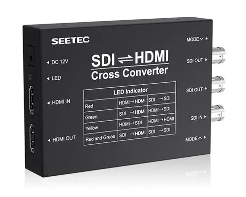 Поперечный преобразователь Seetec SDI HDMI SCH соответствует SMPTE 424M 292M|Аксессуары для
