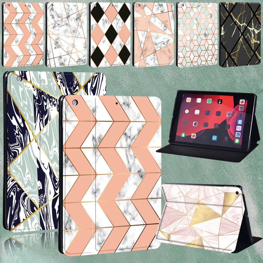 

For Apple IPad 2021 9th Generation 10.2 Inch Case Leather Ultra-Slim Stand Sleeve Tablet Protective Cover+Stylus