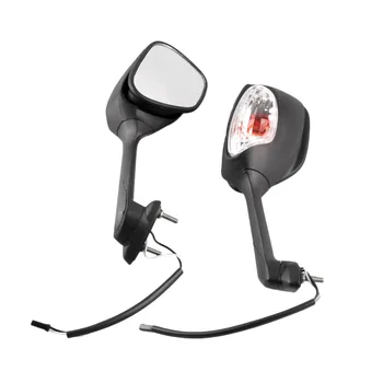 

Motorcycle LED Indicator Light Rearview Rear View Wing Side Mirrors For Suzuki GSX-R1000 2005-2011 & GSX-R600/750 2006-2011
