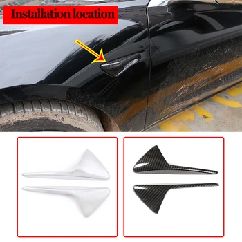 

For Tesla Model 3 2017-2019 model S 2013-2019 model X 2016-2019 ABS Side Camera Protection Cover Trim Exterior Car Accessories