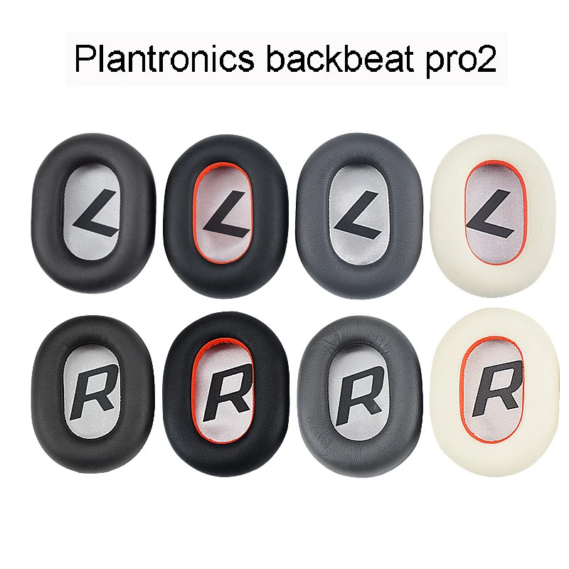 Накладки для наушников Plantronics Backbeat Pro 2, беспроводные наушники с шумоподавлением, сменные амбушюры из мягкой кожи с эффектом памяти коричневого цвета