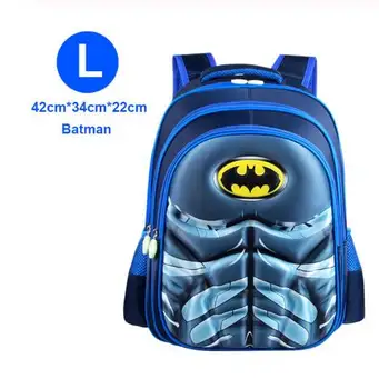 

Hot Children Cartoon School Bag Boys Captain America Kindergarten Schoolbags Kids Orthopedic Backpacks 4-13 Year