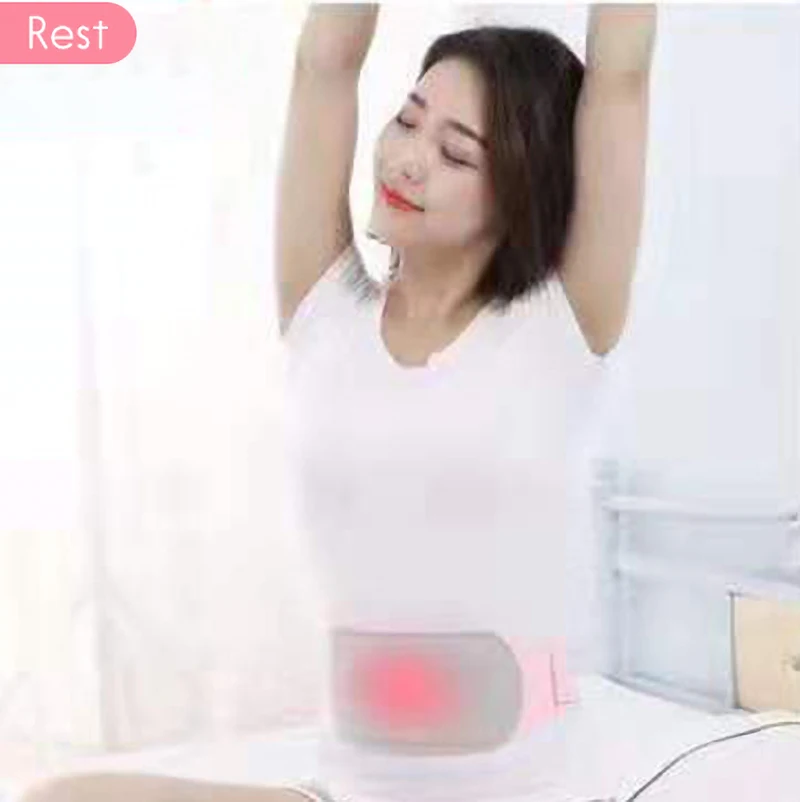 Heating belt medical magnetic therapy posture Lower back brace For Back pain Cold uterus Dysmenorrhea Disc herniatio | Красота и