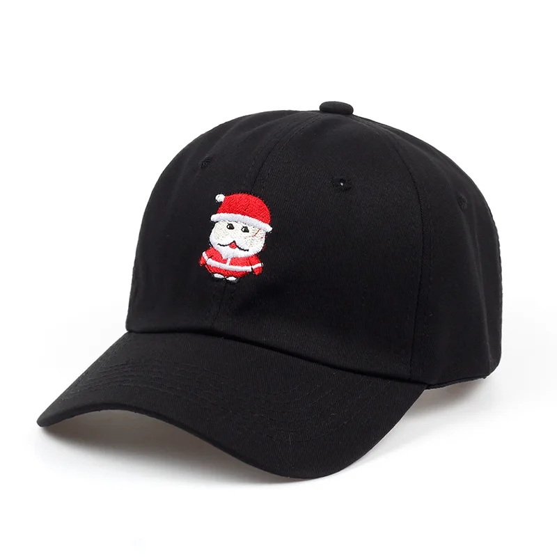 

New Hot style spring autumn cotton unisex holiday cute Father Christmas embroidery snapback street casual hip hop baseball cap