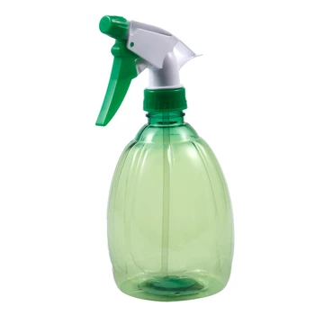 

530ml White Nozzle Trigger Pump Plastic Water Sprayer Bottle Green