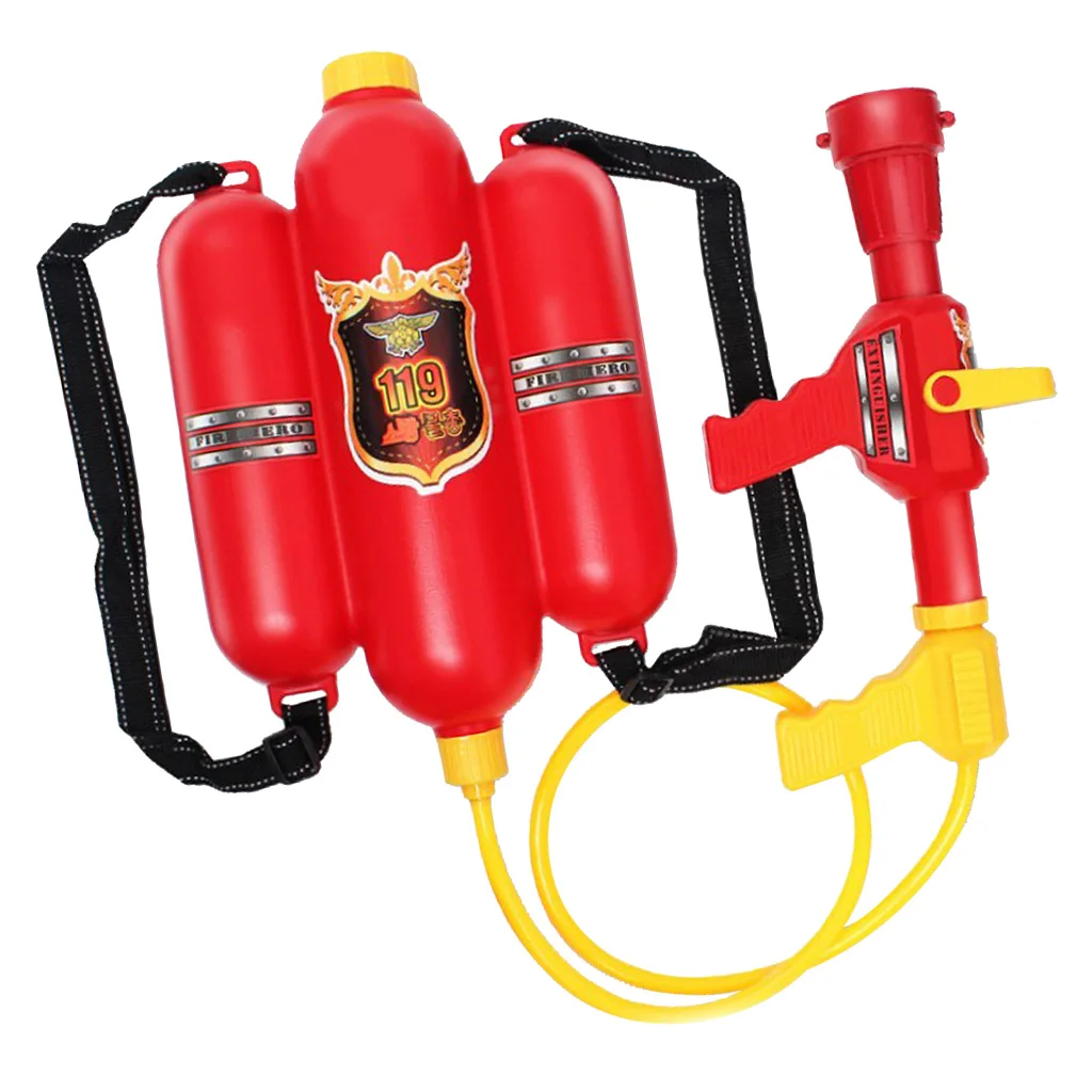 Fireman Toys Backpack Fire Extinguisher Children Outdoor Water Toy, Beach Toy, Summer Toys, Bath Toy for Kids Gifts