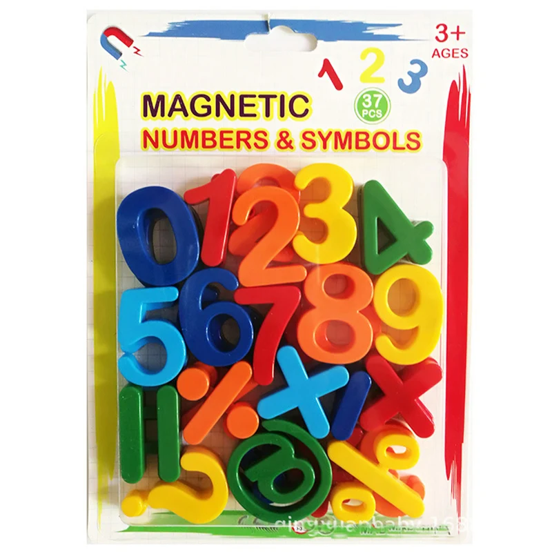 26pcs Magnetic Learning Alphabet Letters Plastic Refrigerator Stickers Toddlers Kids Learning Spelling Counting Educational Toys 8