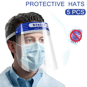 

Quality Protection Transparent Sun Hat Plastic Full Face Cover Mask Pidemic Protection Dustproof Splashproof Face Eye Nose Mouth