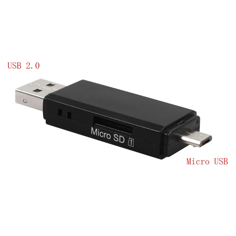 Micro USB OTG к USB 2,0 адаптер SD Micro SD кард-ридер для ПК мобильного телефона планшета