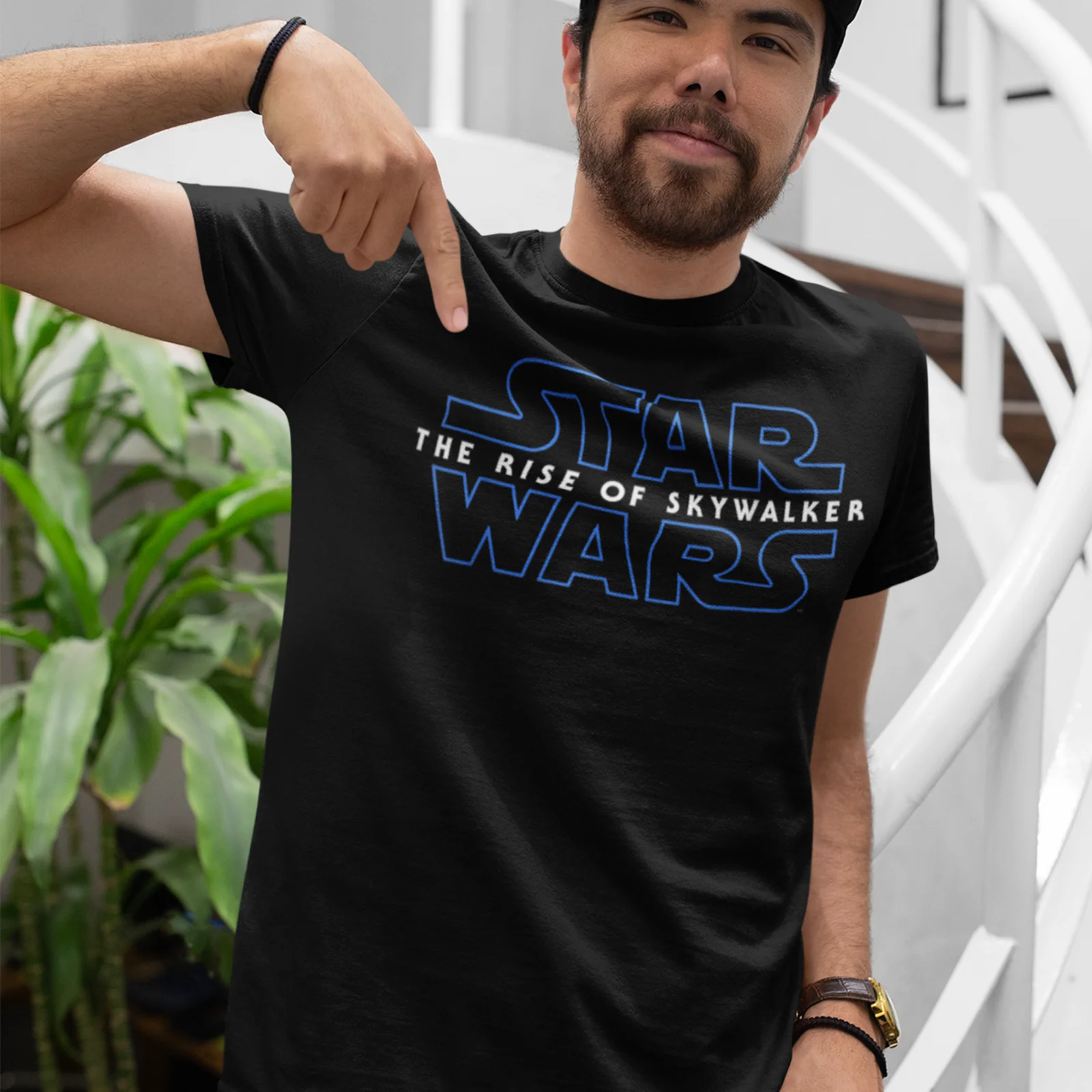 

Star Wars Episode IX The Rise of Skywalker Logo T-Shirt Black Cotton S-6XL 100% Cotton Brand New T-Shirts top tee
