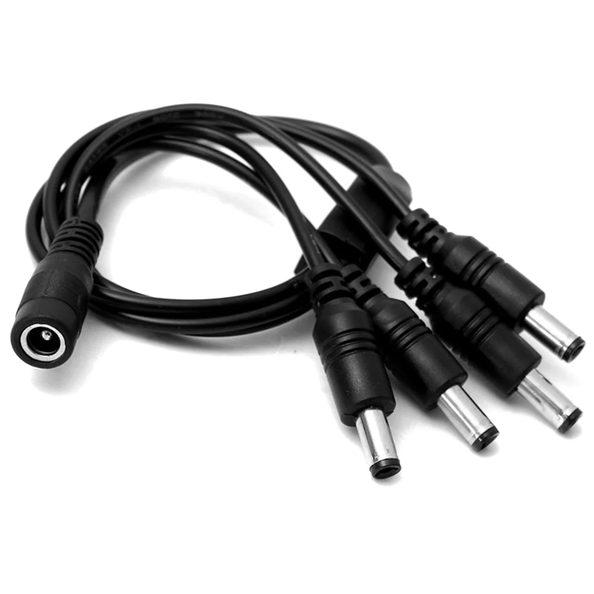 5.5X2.1mm Cable Tool 1 Female To 4 Male DC Power Splitter Way Plug Connector For LED Strip Light CCTV Camera​ | Электроника