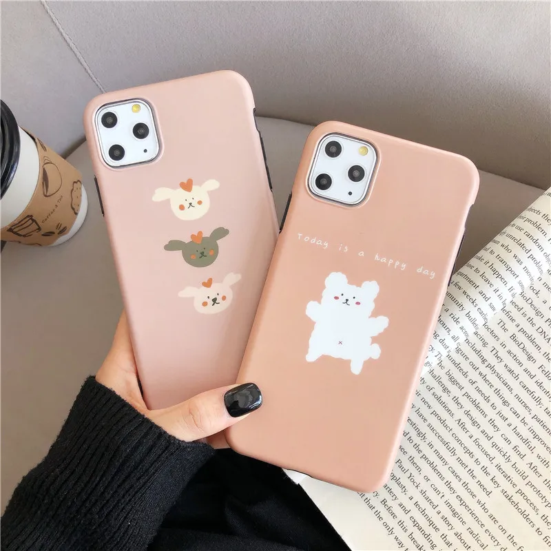 Чехол Remazy с милым мультяшным медведем для iPhone XS MAX 11 Pro XR X 7 8 6 6s Plus корейский стиль