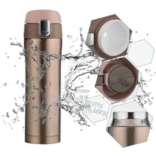 500 мл, компактный размер, нержавеющая сталь, изолированная Вакуумная бутылка для воды, для мужчин и женщин, для офиса, путешествий, автомобиля, кружка для воды, бутылка