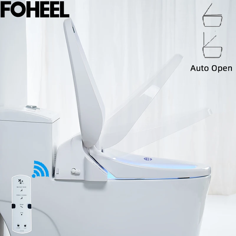 FOHEEL Авто Открытый Чехол электронный биде крышка чистое сухое сиденье Отопление